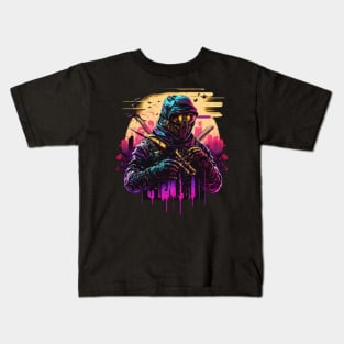 Colorful Ninja Kids T-Shirt